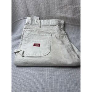 Vintage Y2K Dickies White Painters Pants (Lots of Stains) Size   42x30
